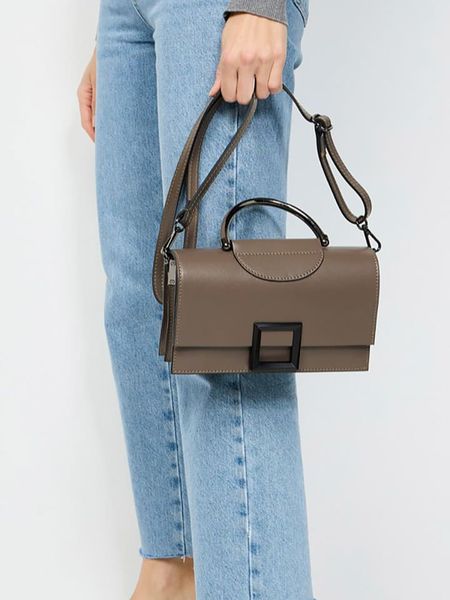 Christian Laurier Skórzana torebka "Milo" w kolorze szarym - 22 x 15 x 8 cm rozmiar: onesize. Szare torebki klasyczne Christian Laurier, bez wzorów, z materiału, przez ramię, bez dodatków. Za 252,94 zł.