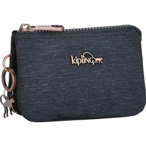 Saszetka "Creativity S" w kolorze granatowym - 14,5 x 9 x 5 cm. Kosmetyczki marki Kipling. W wyprzedaży za 43,95 zł.