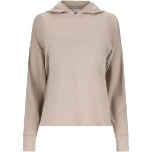 Bluza damska z kapturem Athlecia Guyana. Czerwone bluzy Athlecia, bez wzorów, z kapturem. Za 267,00 zł.