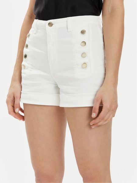 ViCOLO Szorty jeansowe DB5058 Biały Slim Fit. Białe szorty ViCOLO, bez wzorów, z jeansu. Za 499,99 zł.