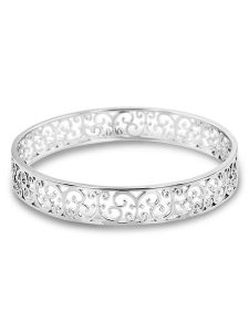 Eclat d'Argent Srebrna bransoletka rozmiar: onesize. Szare bransoletki Eclat d'Argent, srebrne. Za 399,71 zł.