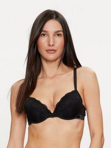 Emporio Armani Underwear Biustonosz push-up 164137 4R221 00020 Czarny. Czarne biustonosze Emporio Armani Underwear, bez wzorów, z syntetyku. Za 169,99 zł.