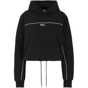 Damska Bluza Z Kapturem Laagna Crop Hoodie. Czarne bluzy Fila, s, bez wzorów, z kapturem. Za 341,99 zł.