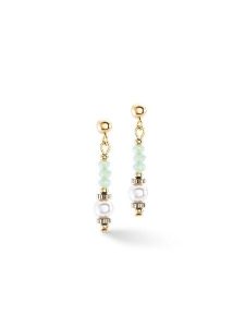 COEUR DE LION Kolczyki-wkrętki z perełkami Swarovski rozmiar: onesize. Białe kolczyki COEUR DE LION, z kryształem, szklane. Za 130,99 zł.