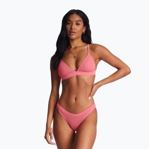 Góra od stroju kąpielowego Billabong Summer High Fixed Tri. Czerwone bikini Billabong, bez wzorów. Za 94,99 zł.