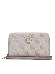 Guess Portfel Laurel II Slg SWSG74 59164 Beżowy. Brązowe portfele Guess, z aplikacjami, ze skóry. Za 269,99 zł.