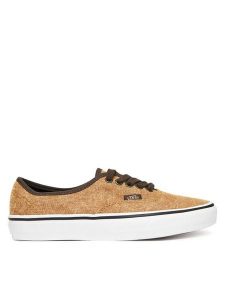 Vans Tenisówki Authentic VN000D7YEMJ1 Beżowy. Brązowe trampki Vans, bez wzorów, z materiału, bez zapięcia. Za 249,99 zł.