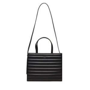 Torebka Calvin Klein. Czarne shopper bag Calvin Klein, bez wzorów, bez dodatków. Za 639,99 zł.