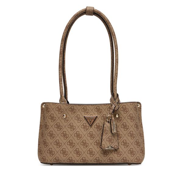 Torebka Guess. Brązowe torebki klasyczne Guess, z aplikacjami, bez dodatków. Za 349,99 zł.