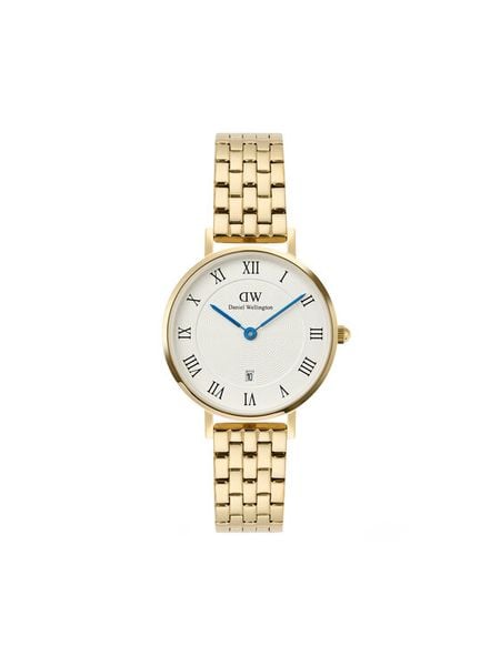 Daniel Wellington Zegarek Petite Roman Numerals DW00100857 Złoty. Żółte, analogowe zegarki Daniel Wellington. Za 689,99 zł.