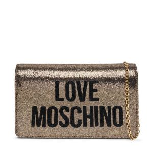 Torebka LOVE MOSCHINO. Żółte torebki wieczorowe LOVE MOSCHINO, bez wzorów, bez dodatków. Za 679,99 zł.