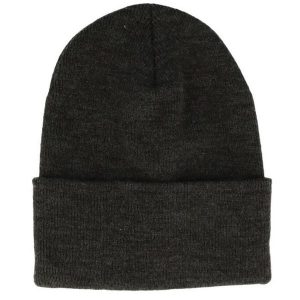 Czapka Ciężkiej Grubości Długa. Brązowe czapki FLEXFIT, bez wzorów, sportowe. Za 46,99 zł.