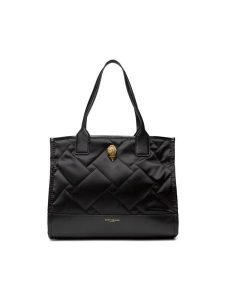 Kurt Geiger Torebka Recycled Sq Sm Shopper 8670900229 Czarny. Czarne shopper bag Kurt Geiger, bez wzorów, z materiału, bez dodatków. Za 469,99 zł.