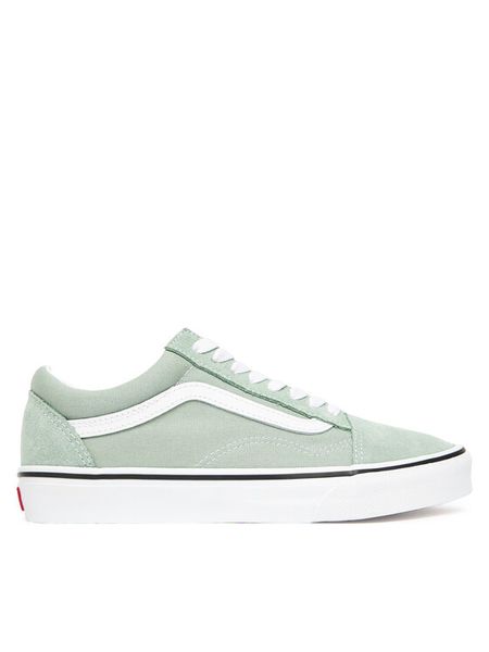 Vans Tenisówki Old Skool VN000D6WEMW1 Zielony. Zielone trampki Vans, bez wzorów, z materiału, bez zapięcia. Za 219,99 zł.
