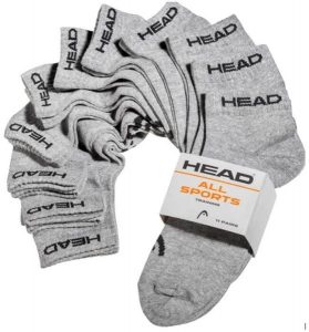 Skarpety Head Elements Sneaker 11 par Melange Grey 43-46. Szare skarpetki Head, bez wzorów, z bawełny. Za 167,99 zł.