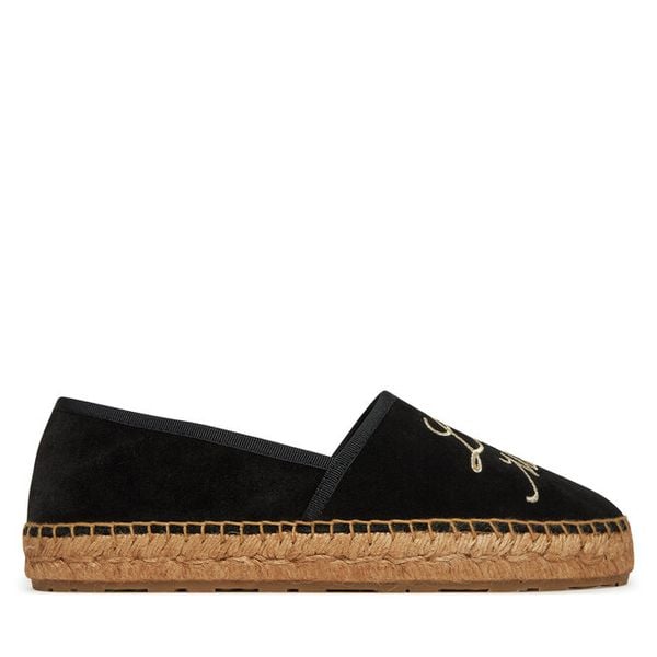 Espadryle LOVE MOSCHINO. Czarne espadryle LOVE MOSCHINO, bez wzorów, bez obcasa. Za 479,99 zł.
