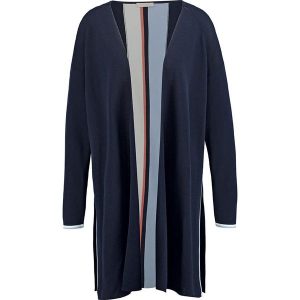 Kardigan w kolorze granatowym. Niebieskie kardigany marki talkabout, w paski. W wyprzedaży za 194,95 zł.