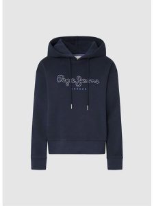 Pepe Jeans Bluza w kolorze granatowym rozmiar: M. Niebieskie bluzy Pepe Jeans, m, bez wzorów, z bawełny, z kapturem. Za 175,67 zł.