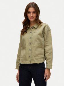 Vero Moda Koszula jeansowa Jamie 10331693 Zielony Relaxed Fit. Zielone koszule Vero Moda, xl, bez wzorów, z bawełny, bez kołnierzyka, bez ramiączek. Za 129,99 zł.