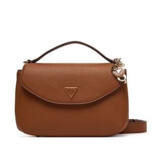 Torebka Guess. Brązowe torebki klasyczne Guess, z aplikacjami, bez dodatków. Za 639,99 zł.