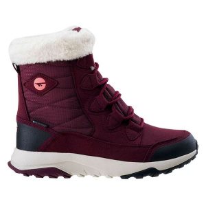 Buty zimowe damskie Hi-Tec Mestia Mid WP Wo's - ciemnoróżowe, Rozmiar buta 36. Czerwone buty sportowe Hi-tec, na zimę, bez wzorów, z polaru, bez zapięcia, trekkingowe. Za 209,99 zł.