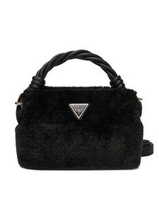 Guess Torebka Shaida HWWS81 43110 Czarny. Czarne torebki klasyczne Guess, z aplikacjami, z materiału, bez dodatków. Za 509,99 zł.