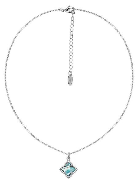 U.S. Polo Assn. Naszyjnik z zawieszką - dł. 37 cm rozmiar: onesize. Szare naszyjniki U.S. Polo Assn., z kryształem, metalowe. Za 106,38 zł.