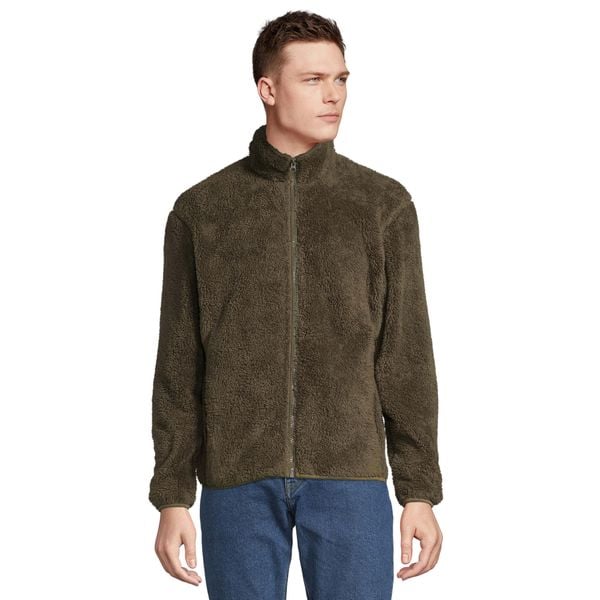 Bluza Polarowa Unisex Dla Dorosłych Z Zamkiem Błyskawicznym. Zielone kurtki SOL'S, na zimę, s, bez wzorów, z polaru, bez kaptura. Za 201,99 zł.