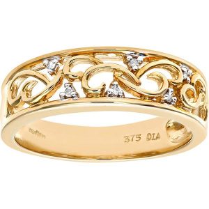 Revoni Złoty pierścionek z diamentami rozmiar: 50. Żółte pierścionki Revoni, z diamentem, złote. Za 2 479,99 zł.