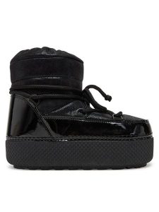 DeeZee Śniegowce DZN-001 Czarny. Czarne buty zimowe DeeZee, z materiału, bez obcasa, bez zapięcia. Za 229,99 zł.