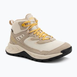 Buty trekkingowe damskie Keen Hightrail Mid Waterproof Birch. Brązowe buty trekkingowe Keen, bez zapięcia. Za 509,99 zł.