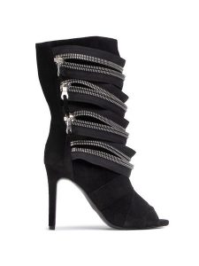 Rage Age Botki RA-04-01-000010 Czarny. Czarne botki Rage Age, bez wzorów, ze skóry, bez obcasa, na szpilce, bez zapięcia. Za 539,99 zł.