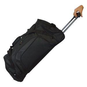Dorosły Koszykówka Torba na kółkach Sporti Trolley Team, Czarny. Czarne torby podróżne i sportowe SPORTI FRANCE, bez wzorów. Za 203,50 zł.