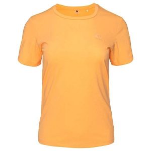 Koszulka Damska Judith. Brązowe bluzki IQ, bez wzorów, casualowe, bez kołnierzyka, bez ramiączek. Za 126,99 zł.