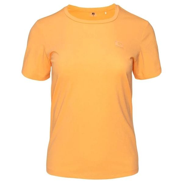 Koszulka Damska Judith. Brązowe bluzki IQ, bez wzorów, sportowe, bez kołnierzyka, bez ramiączek. Za 126,99 zł.