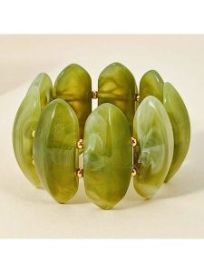 MENTHE À L'O Pozłacana bransoletka rozmiar: onesize. Zielone bransoletki MENTHE À L'O, pozłacane. Za 143,90 zł.