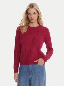 Robe di Kappa Sweter 65116CW Różowy Regular Fit. Czerwone swetry klasyczne Robe di Kappa, xl, z wełny, bez kołnierzyka. Za 249,99 zł.