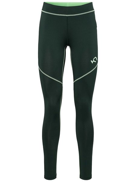 KARI TRAA Legginsy sportowe w kolorze ciemnozielonym rozmiar: M. Zielone legginsy Kari Traa, m, bez wzorów, z podwyższonym stanem, outdoorowe. Za 109,52 zł.