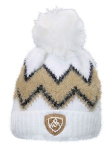 Peak Mountain Czapka "Mouton" w kolorze biało-beżowym rozmiar: onesize. Białe czapki Peak Mountain, bez wzorów. Za 108,74 zł.