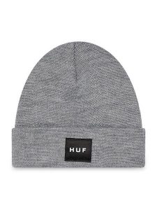HUF Czapka Essentials Box Logo Bea BN00090 Szary. Szare czapki HUF, bez wzorów, z materiału. Za 99,99 zł.
