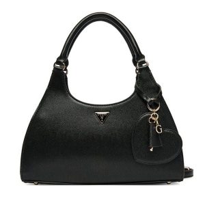 Torebka Guess. Czarne torebki klasyczne Guess, z aplikacjami, bez dodatków. Za 639,99 zł.