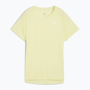 Koszulka do biegania damska PUMA Run Velocity Tee Poly. Żółte bluzki Puma, bez wzorów, sportowe, bez kołnierzyka, bez ramiączek. Za 89,99 zł.