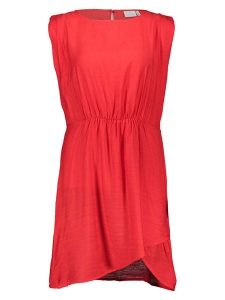 Kaffe Sukienka w kolorze czerwonym rozmiar: 44. Czerwone sukienki Kaffe, bez wzorów, bez kołnierzyka, bez ramiączek, mini. Za 152,95 zł.
