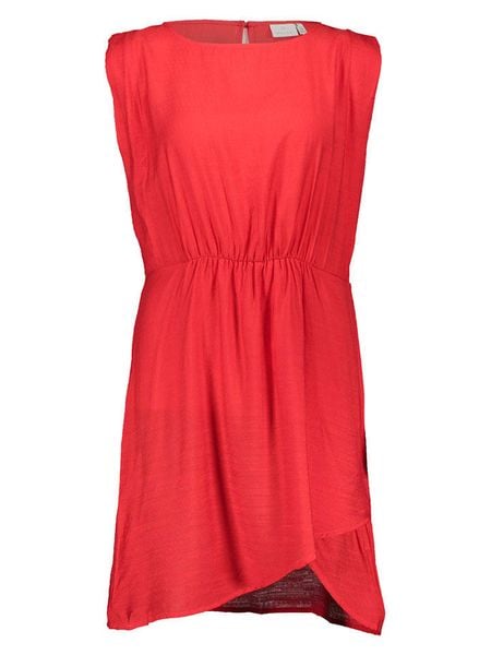 Kaffe Sukienka w kolorze czerwonym rozmiar: 34. Czerwone sukienki Kaffe, bez wzorów, bez kołnierzyka, bez ramiączek, mini. Za 104,64 zł.