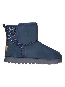 Geographical Norway Botki zimowe "Olga" w kolorze granatowym rozmiar: 39. Niebieskie botki Geographical Norway, na zimę, bez wzorów, z futra, bez obcasa, bez zapięcia. Za 105,38 zł.
