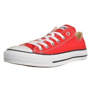 Buty CONVERSE CHUCK TAYLOR AS CORE Czerwony. Czerwone trampki Converse, bez wzorów, z tkaniny, bez zapięcia. Za 278,99 zł.