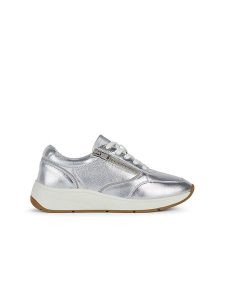 Geox Sneakersy "Cristael" w kolorze srebrnym rozmiar: 38. Szare trampki Geox, bez wzorów, bez zapięcia. Za 219,60 zł.