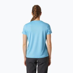 Koszulka damska Helly Hansen HH Tech 2.0. Niebieskie bluzki Helly Hansen, s, bez wzorów, sportowe, bez kołnierzyka, bez ramiączek. Za 177,00 zł.
