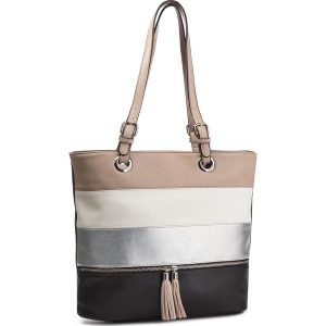 Torebka JENNY FAIRY - RC15916 Black. Shopper bag marki Jenny Fairy. Za 99,99 zł.