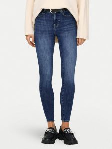 ONLY Jeansy Power 15313697 Niebieski Skinny Fit. Niebieskie jeansy ONLY, bez wzorów, z bawełny. Za 179,99 zł.